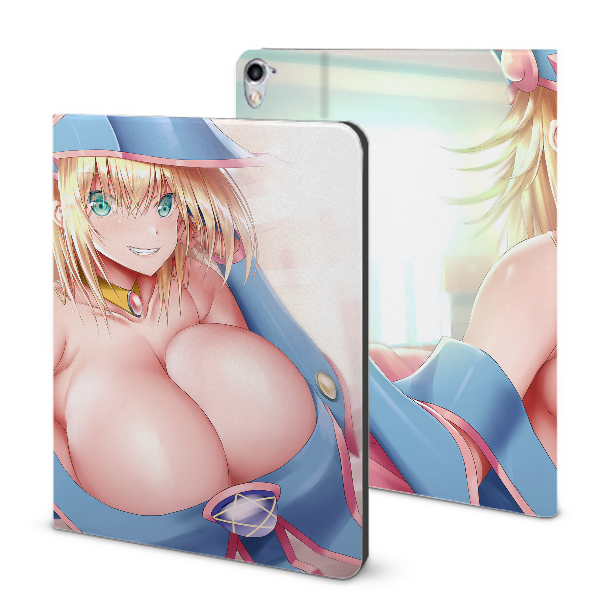 （画像用） 遊☆戯☆王 Yu-Gi-Oh! IPad ケース ブック型 PUレザー TPU 耐衝撃 軽量 薄型 ペン収納なし 全面保護 IPad 各モデル対応